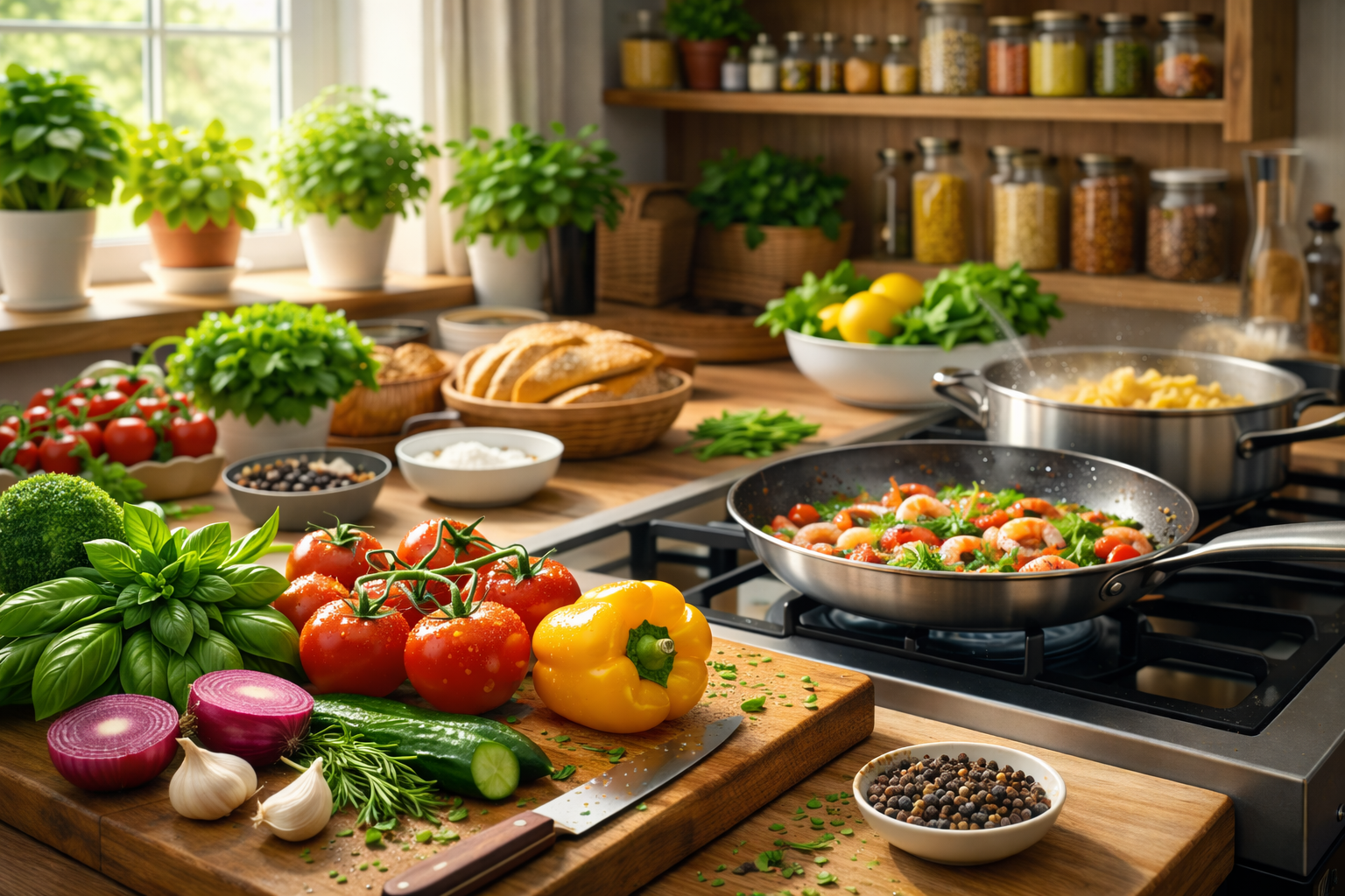 Comment préparer des repas rapides et sains ?