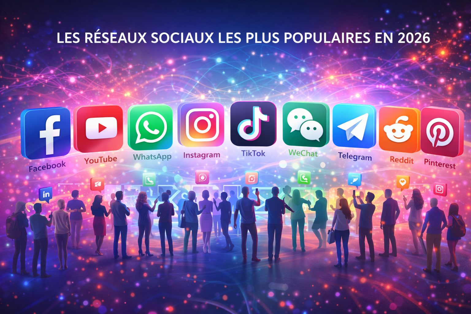 Les réseaux sociaux les plus populaires en 2026