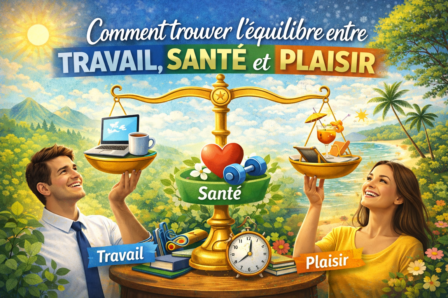 Comment trouver l’équilibre entre travail, santé et plaisir