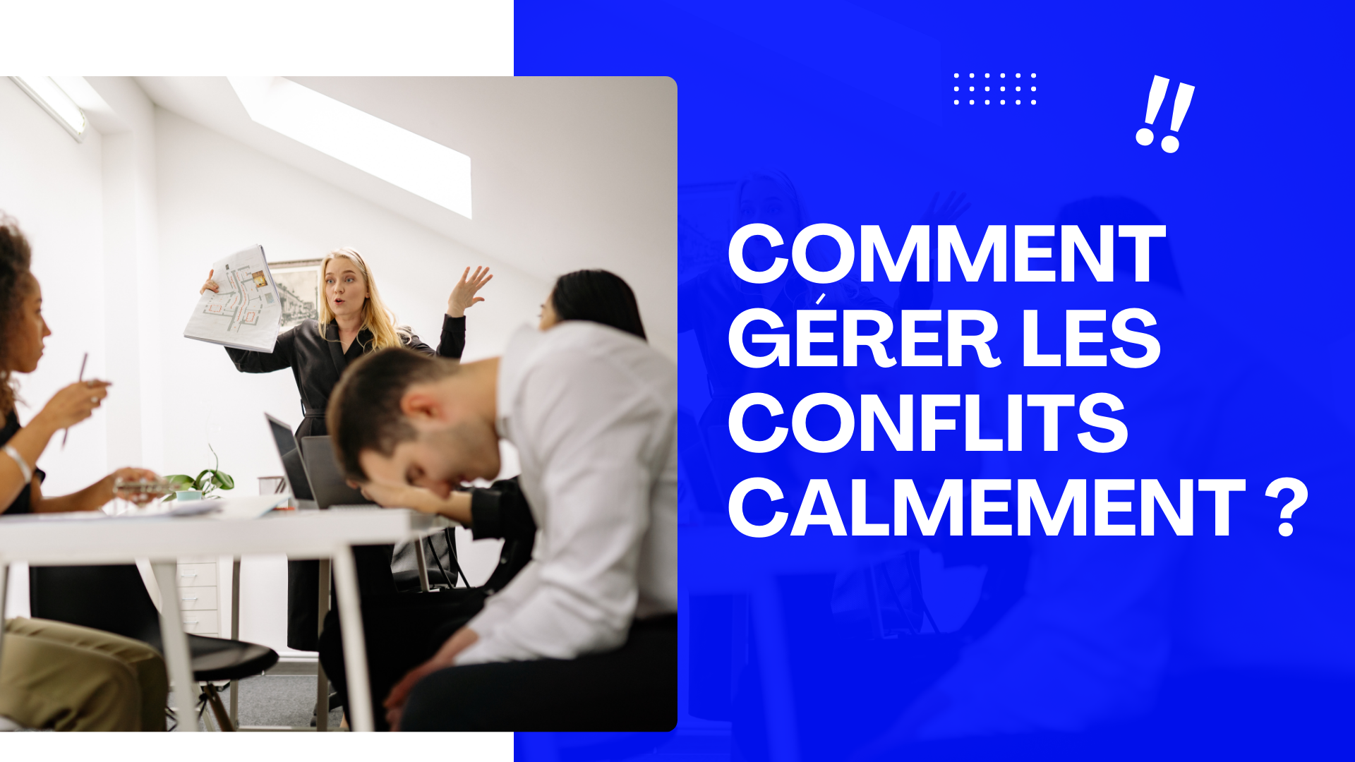 Comment gérer les conflits calmement ?